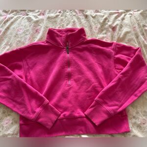 Zella Cara 1/2 zip cropped sweatshirt. Size S